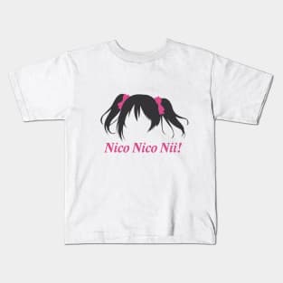 Nico Nico Nii! Kids T-Shirt